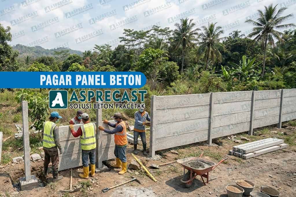 Daftar Harga Pagar Panel Beton Satuan dan Terpasang
