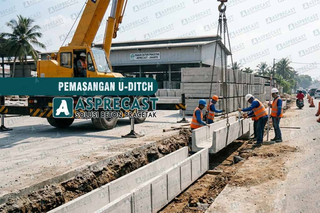 Jasa Pasang dan Jual U-Ditch Saluran Air 2026