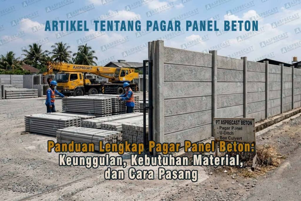Panduan Lengkap Pagar Panel Beton: Keunggulan, Kebutuhan Material, dan Cara Pasang